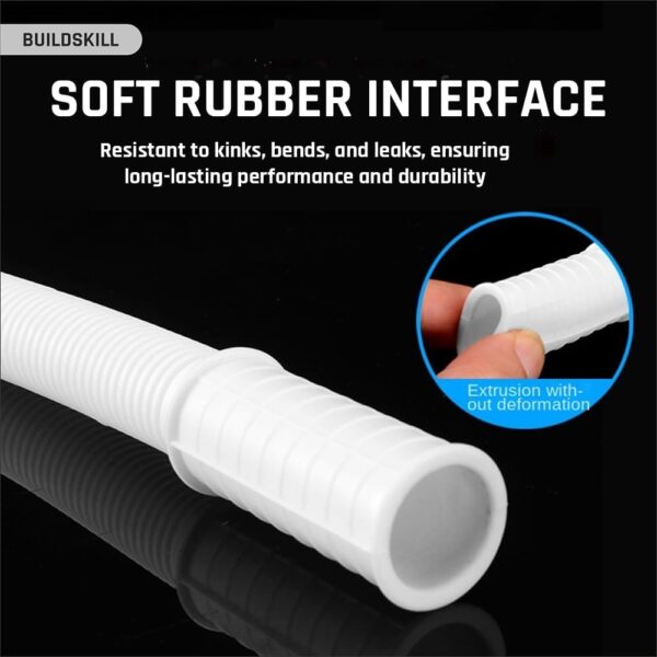 51Q+C9GLOfL 1.5 METER Washing Machine Pipes (Semi Washing Machine Inlet Pipe & Ac Drain Pipe (1.5 METER)