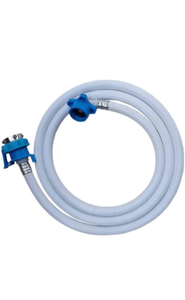 BackgroundEraser_20260205_213659772 1.5 Meter Flexible PVC Washing Machine Inlet Hose water pipe, Universal Top & Front Load Fully Automatic (1.5 METER) 50+ bought in past month