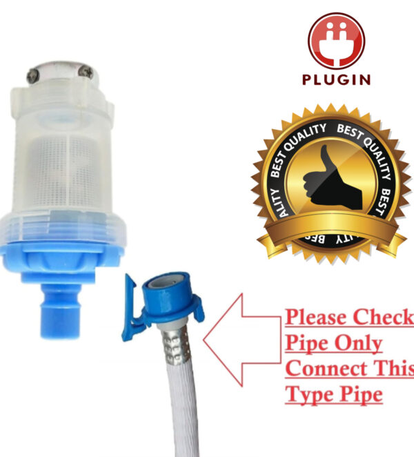 InShot_20260121_235211739 Universal Water Softner for Fully Automatic Washing Machine | Inlet Joint Filter adapter Front/Top Load Washing Machine & Dishwasher Inlet Dust Filter/Filter with SS Connector (Pack of 1)