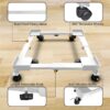 Screenshot_20260131_220419_Amazon Adjustable Washing Machine Stand with Wheels, Heavy Duty Steel Trolley for 5 Kg to 12 Kg Top Load & Front Load Washing Machines | Fridge & Air Cooler Stand | 180 Kg Capacity | Anti Vibration Pads