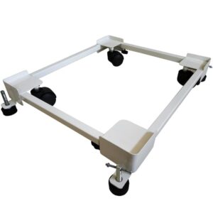 Screenshot_20260131_220422_Amazon Adjustable Washing Machine Stand with Wheels, Heavy Duty Steel Trolley for 5 Kg to 12 Kg Top Load & Front Load Washing Machines | Fridge & Air Cooler Stand | 180 Kg Capacity | Anti Vibration Pads
