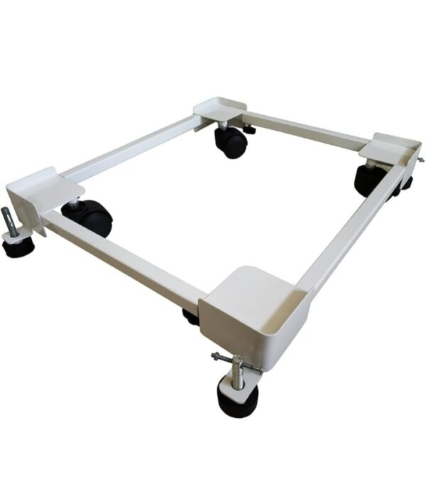 Screenshot_20260131_220422_Amazon Adjustable Washing Machine Stand with Wheels, Heavy Duty Steel Trolley for 5 Kg to 12 Kg Top Load & Front Load Washing Machines | Fridge & Air Cooler Stand | 180 Kg Capacity | Anti Vibration Pads