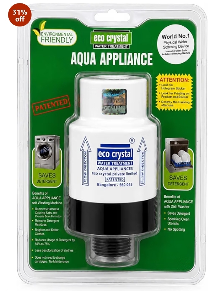 Ifb Washing Machine Water Softener And Filter | Inline Inlet Scale Control Filter for Washing Machine and Dishwasher | eco filter (Pack of 1)