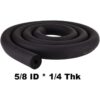 Quarter insulation pipe Air Conditioner Piping for Heat and Cold Foam Insulated Heat Tube 1/4" ID  Insulation Air Conditioners Black