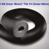 Quarter insulation pipe Air Conditioner Piping for Heat and Cold Foam Insulated Heat Tube 1/4" ID  Insulation Air Conditioners Black