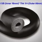 Quarter insulation pipe Air Conditioner Piping for Heat and Cold Foam Insulated Heat Tube 1/4" ID  Insulation Air Conditioners Black