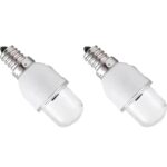 2 of Super Shine E14 LED Fridge Bulbs, Compatible with Whirlpool and Samsung Refrigerators, Set of 2 match and buy