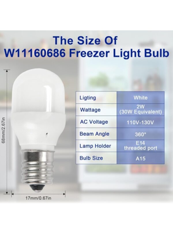Screenshot_20260722_191445_Amazon 2 of Super Shine E14 LED Fridge Bulbs, Compatible with Whirlpool and Samsung Refrigerators, Set of 2 match and buy