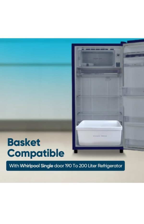 Screenshot_20260722_193309_Amazon Vegetable Box For Fridge Basket Compatible With Whirlpool Single door 190 To 200 Liter Refrigerator Non-Transparent White Plastic Part Code W10418585