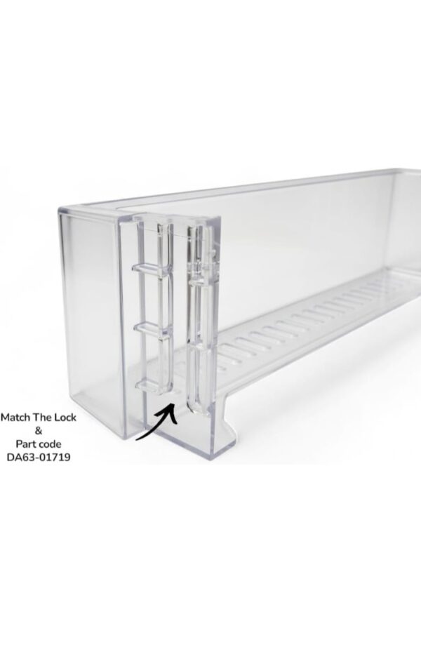 Screenshot_20260731_155204_Amazon Bottle Shelf for Samsung Single Door Refrigerators (165–200L) | Clear Door Rack Holder – Part Code: DA63-01719