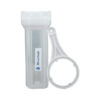InShot_20260804_053421858 RO Prefilter Semi-Transparent Housing with Inbuilt Mounting Clamp (Semi-Transparent, PP) (Housing Only), 1 Piece