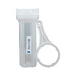 RO Prefilter Semi-Transparent Housing with Inbuilt Mounting Clamp (Semi-Transparent, PP) (Housing Only), 1 Piece