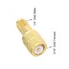 Household Supplies Refrigeration Tools | R410A Straight Swivel Adapter 1/4‘’ SAE Male 5/16‘’ SAE Female Quick Couplers Used for Mini Split System, Air Conditioners, HVAC and Refrigeration Service