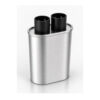 InShot_20260809_044308193 1.05µF 2100V AC High Voltage Microwave Oven Capacitor | Aluminium Body HV Capacitor for Microwave Ovens