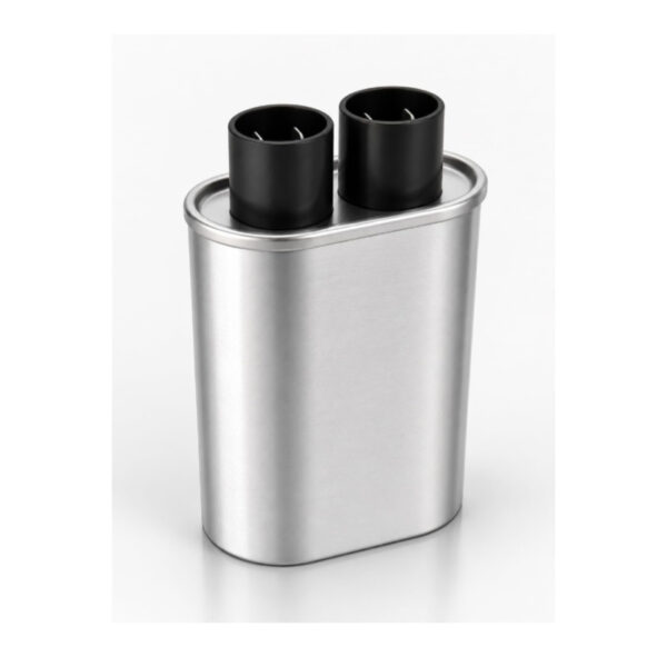InShot_20260809_044308193 1.05µF 2100V AC High Voltage Microwave Oven Capacitor | Aluminium Body HV Capacitor for Microwave Ovens