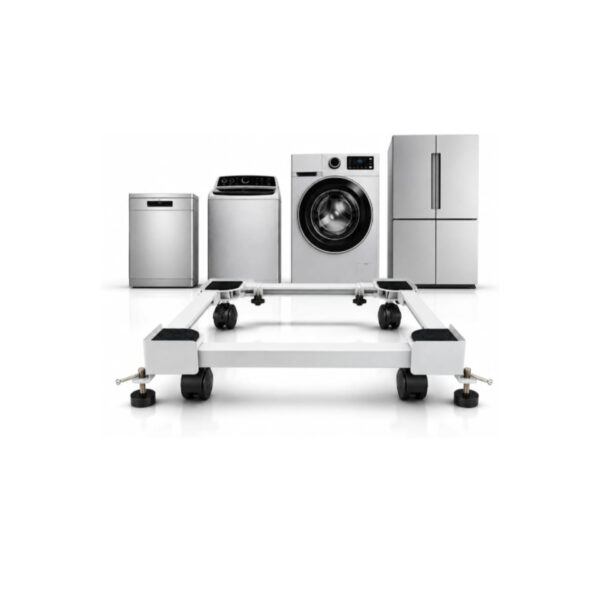 Heavy Duty Iron Washing Machine Stand 8-10kg | Adjustable, Anti-Wobble