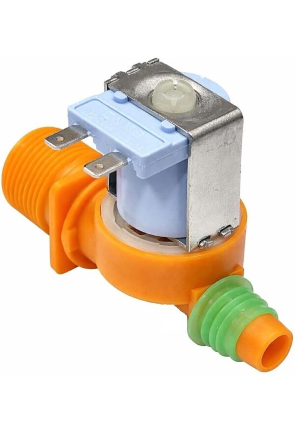 Washing Machine INLET VALVE| FEED VALVE | Water Inlet Part For SAMSUNG Washing Machine 2 Pin 220/230V Match & Buy (Pack Of 1) (ORANGE)