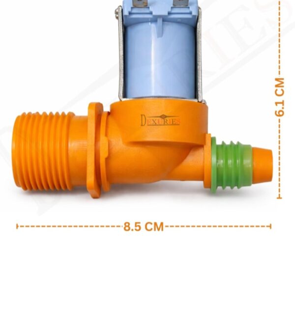 Washing Machine INLET VALVE| FEED VALVE | Water Inlet Part For SAMSUNG Washing Machine 2 Pin 220/230V Match & Buy (Pack Of 1) (ORANGE)