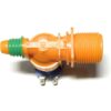 Washing Machine INLET VALVE| FEED VALVE | Water Inlet Part For SAMSUNG Washing Machine 2 Pin 220/230V Match & Buy (Pack Of 1) (ORANGE)