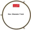 Microwave Oven Rotating Ring Size : 7 Inch (Brown)