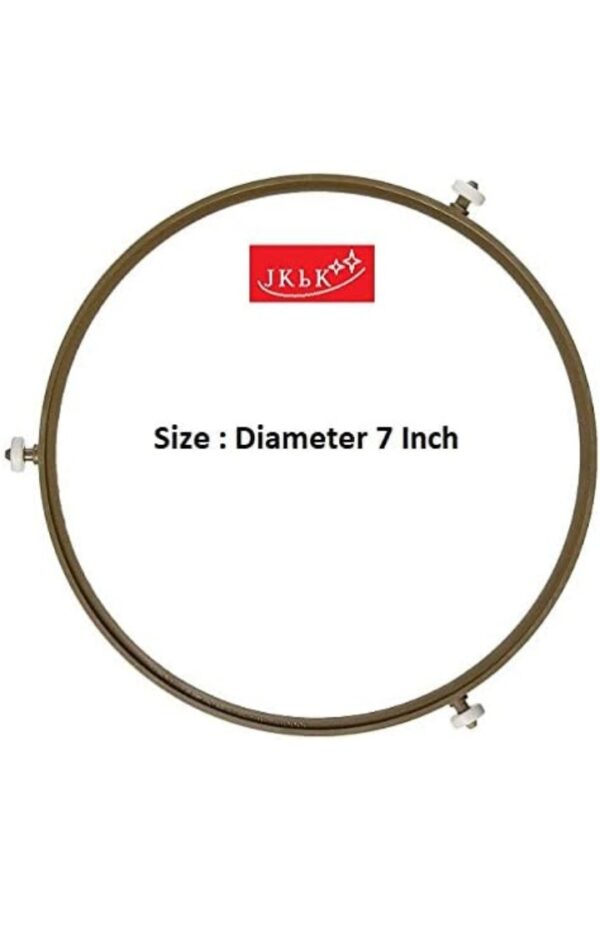 Microwave Oven Rotating Ring Size : 7 Inch (Brown)