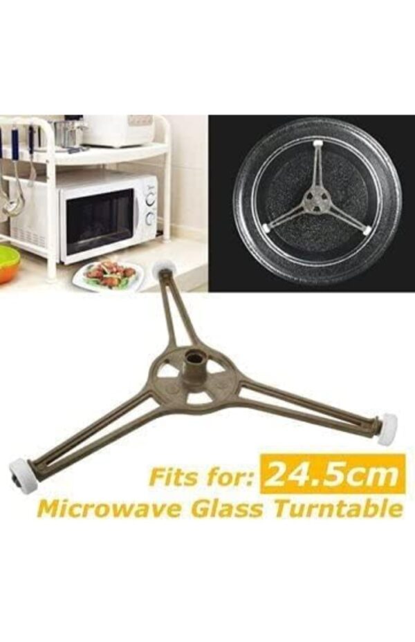 Screenshot_20260803_210315_Amazon Microwave Turntable Support Ring Triple Arm Roller Stand for 24.4 cm Glass Plate Holder Replacement Ring for Smooth Rotation - Brown
