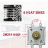 Lg Microwave Magnetron 2M214 161GP Microwave Magnetron Tube Compatible for LG 2B71165R, 2B71165L, 2B71165P, 2B71165R, PS3517729, 1156691, AP4437489