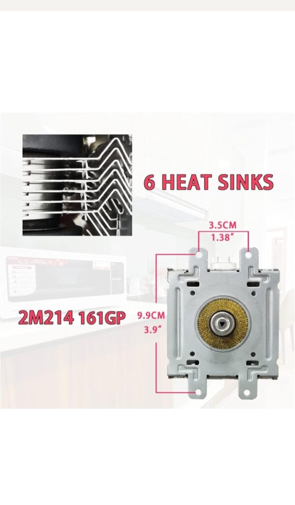 Lg Microwave Magnetron 2M214 161GP Microwave Magnetron Tube Compatible for LG 2B71165R, 2B71165L, 2B71165P, 2B71165R, PS3517729, 1156691, AP4437489