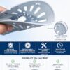 Whirlpool Washing Machine Spin Cap | Dryer Plate | Dryer Cover | Spinner Lid | 6kg to 10kg Plastic Safety Cover | Diameter 24.1 cm (9.5 Inch) | Pack of 1