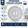 Whirlpool Washing Machine Spin Cap | Dryer Plate | Dryer Cover | Spinner Lid | 6kg to 10kg Plastic Safety Cover | Diameter 24.1 cm (9.5 Inch) | Pack of 1