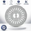 Whirlpool Washing Machine Spin Cap | Dryer Plate | Dryer Cover | Spinner Lid | 6kg to 10kg Plastic Safety Cover | Diameter 24.1 cm (9.5 Inch) | Pack of 1
