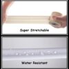 EURO PVC Self Adhesive Tape For Air Conditioner Copper Pipe Wrapping Tape AC Insulation Tape Water Prof Heavy Duty 20 Meters Length, 48MM Width Pack Of 1¦ (White)
