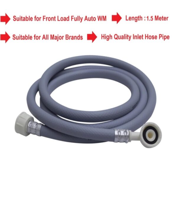 Screenshot_20260817_062545_Amazon 1.5 Meter, Premium, Heavy Duty Universal Type Inlet Hose Pipe for Dishwasher & Front Loading Fully Automatic Washing Machine. Suitable for all leading brands Dishwasher & FL WMs. (1.5 Meter