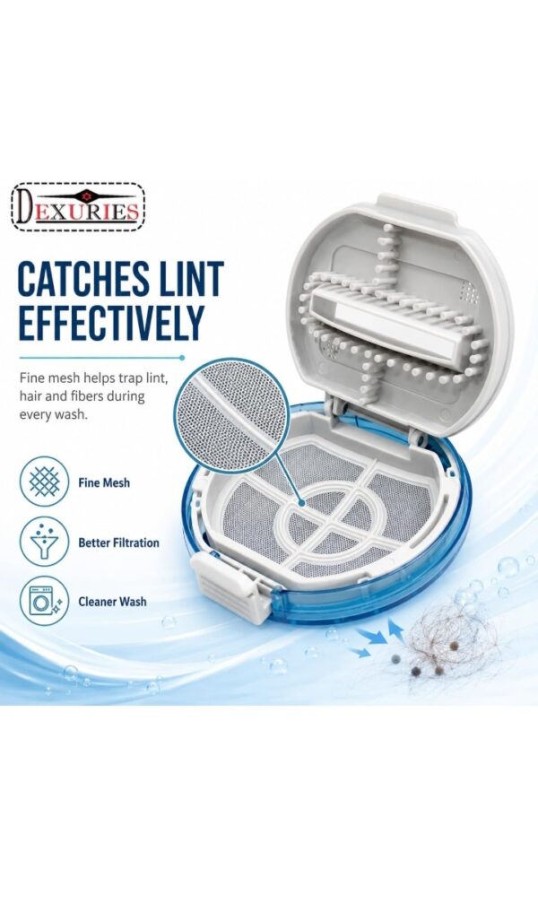 Magic Filter for LG Top Load Fully Automatic Washing Machine | Lint/Dust/Waste Collector Net Jali | Compatible LG Parts Lint Filter (Blue, Pack of 1)