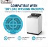 Magic Filter for LG Top Load Fully Automatic Washing Machine | Lint/Dust/Waste Collector Net Jali | Compatible LG Parts Lint Filter (Blue, Pack of 1)