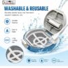 Magic Filter for LG Top Load Fully Automatic Washing Machine | Lint/Dust/Waste Collector Net Jali | Compatible LG Parts Lint Filter (Blue, Pack of 1)