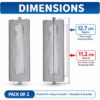 Washer Lint Filter | Plastic Lint Filter Compatible for Samsung Semi Automatic Washing Machine | Dust lint Bag (White LINT Filter (Pack of 2))