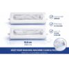 Washer Lint Filter | Plastic Lint Filter Compatible for Samsung Semi Automatic Washing Machine | Dust lint Bag (White LINT Filter (Pack of 2))