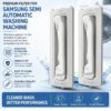 Washer Lint Filter | Plastic Lint Filter Compatible for Samsung Semi Automatic Washing Machine | Dust lint Bag (White LINT Filter (Pack of 2))