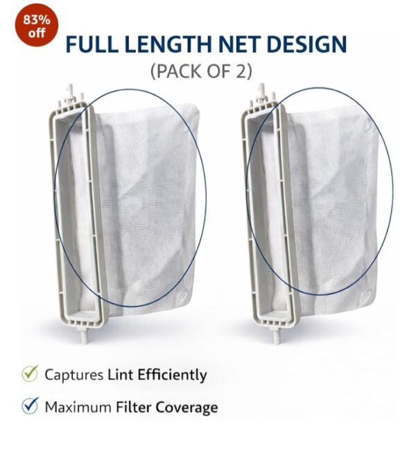 Screenshot_20260820_204508_Amazon Lint Filter Washing Machine LG Semi Automatic Waste Collector Dust, Net Jali Bag Parts for LG Semi Automatic Washing Machine (Pack of 2)