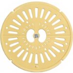 safety Cover/Dryer Spin Cap Suitable for LG 7.2kg/7.5kg/8kg/8.5kg Capacity Semi Automatic Washing Machine Cover/LID Yellow Match Size (Diameter: 10.2 inch/26 cm) (Pack of 1)