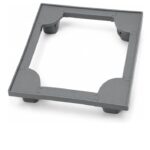 Universal Fridge & Washing Machine Stand 55x55 cm Heavy Duty (Grey)