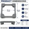 Screenshot_20260825_210118_Amazon Universal Fridge & Washing Machine Stand 55x55 cm Heavy Duty (Grey)