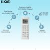 Compatible with LG AC Remote Control Model AKB73975614 AKB73975615 (No Backlight) Suitable for 1 1.5 2 Ton Split & Window AC [AC - 36I]