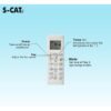 Compatible with LG AC Remote Control Model AKB73975614 AKB73975615 (No Backlight) Suitable for 1 1.5 2 Ton Split & Window AC [AC - 36I]