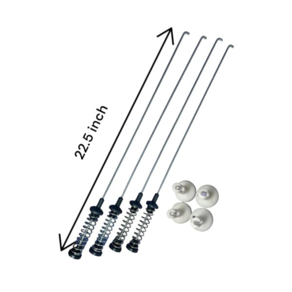 InShot_20260913_215653661 Top Load Washing Machine 6.5kg (22.5 Inch) Suspension Rods Top Load Fully Automatic Compatible with Washing Machine Spare Parts (Pack 1) I F B