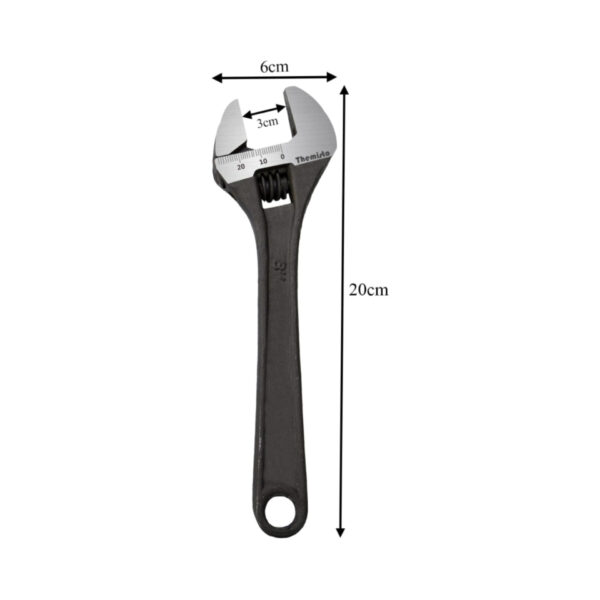 InShot_20260926_084815656 Adjustable wrench | Rust proof Phosphate coating | Professional & home use plumbing tools |
