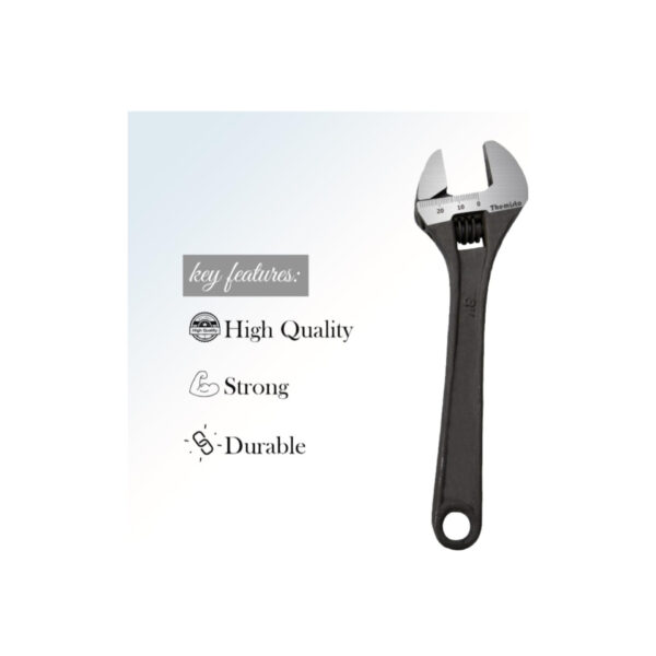 InShot_20260926_084847058 Adjustable wrench | Rust proof Phosphate coating | Professional & home use plumbing tools |