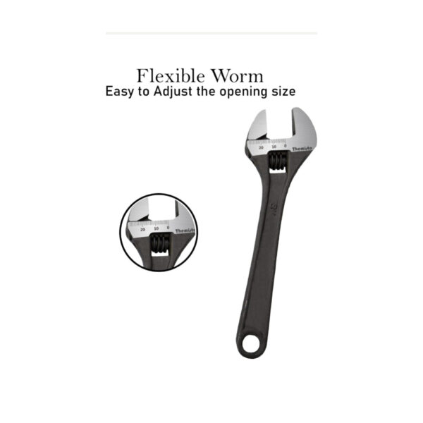 InShot_20260926_084903364 Adjustable wrench | Rust proof Phosphate coating | Professional & home use plumbing tools |