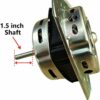 Lg Spin Motor Compatible with LG Washing Machine, 70W 1350 RPM, 220V AC, 5 MFD Capacitor, 100% Copper Winding, Replacement Motor for Semi Automatic Washing Machine